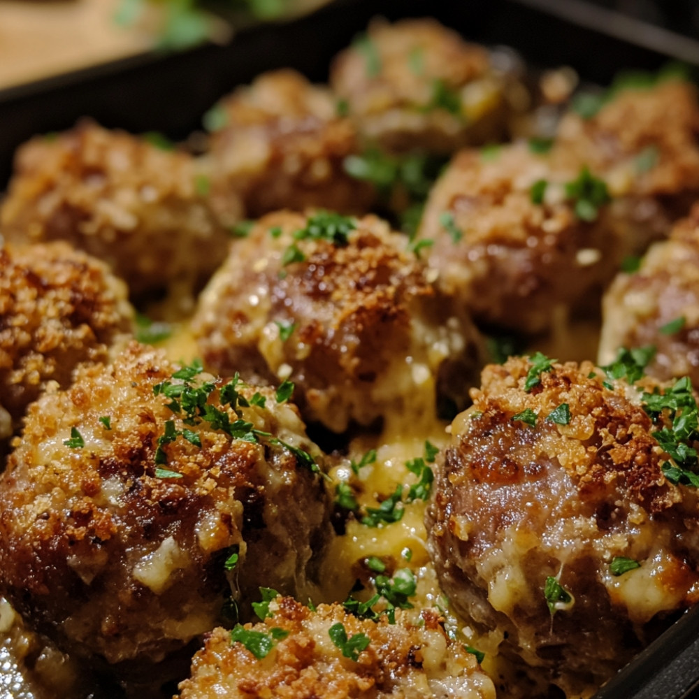 Boulettes de saucisses au fromage