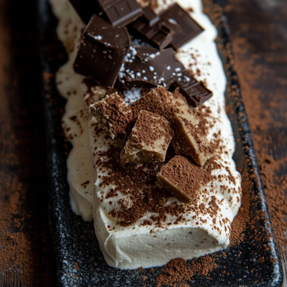 Bûche aux spéculoos