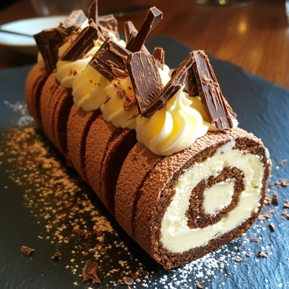 Bûche aux trois crèmes