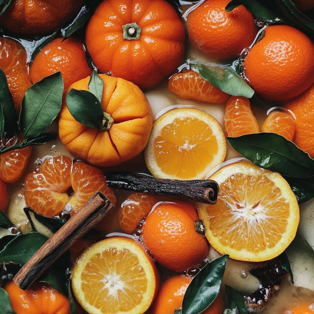 Confiture de kaki à la mandarine