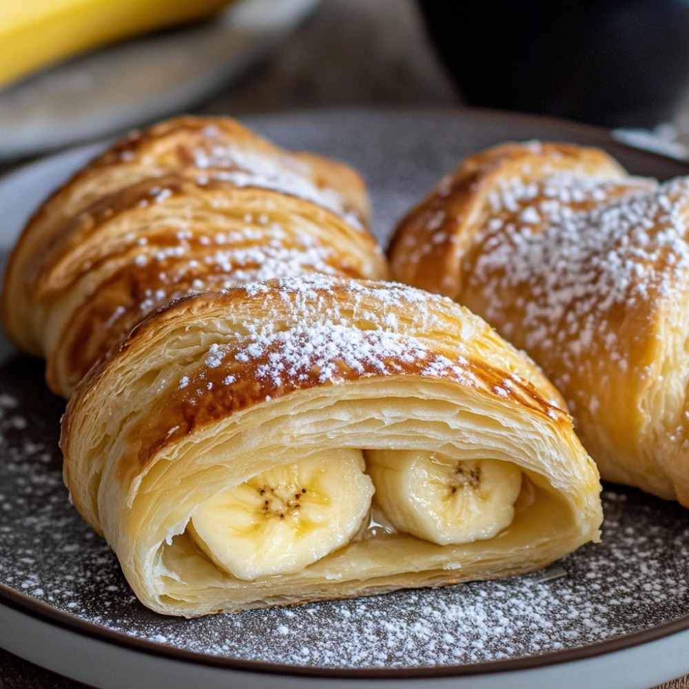 Feuilleté à la banane et au café au lait de Nescafé Dolce Gusto