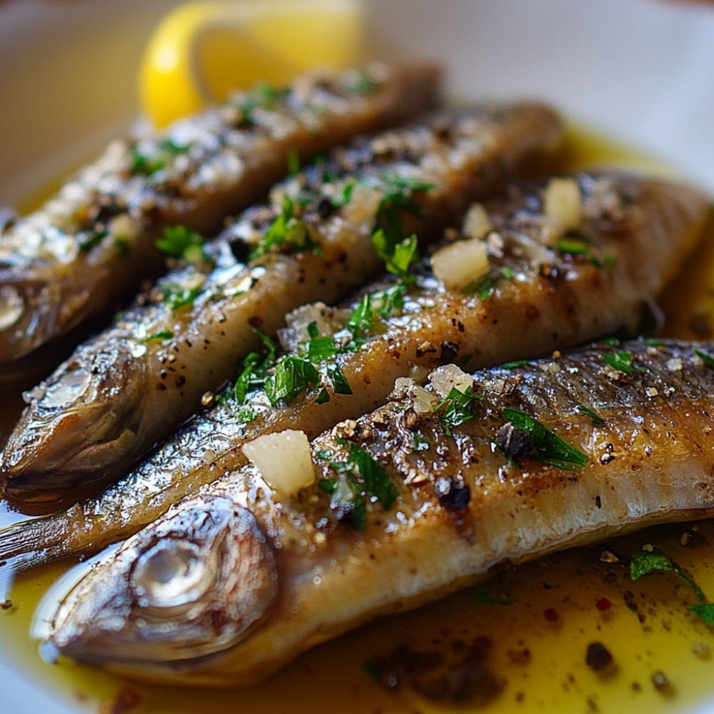 Filets de sardine marines