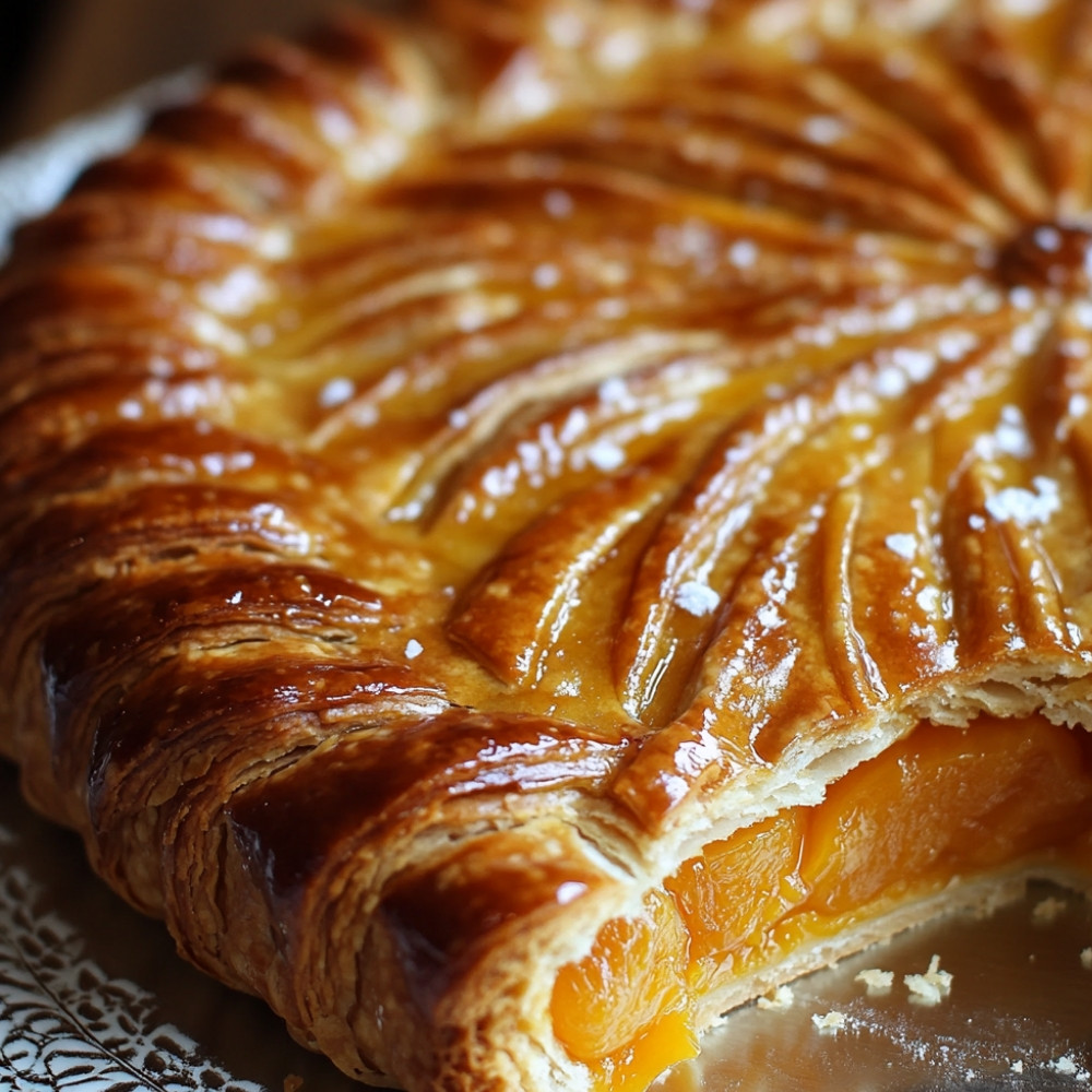 Galette des rois à l'abricot