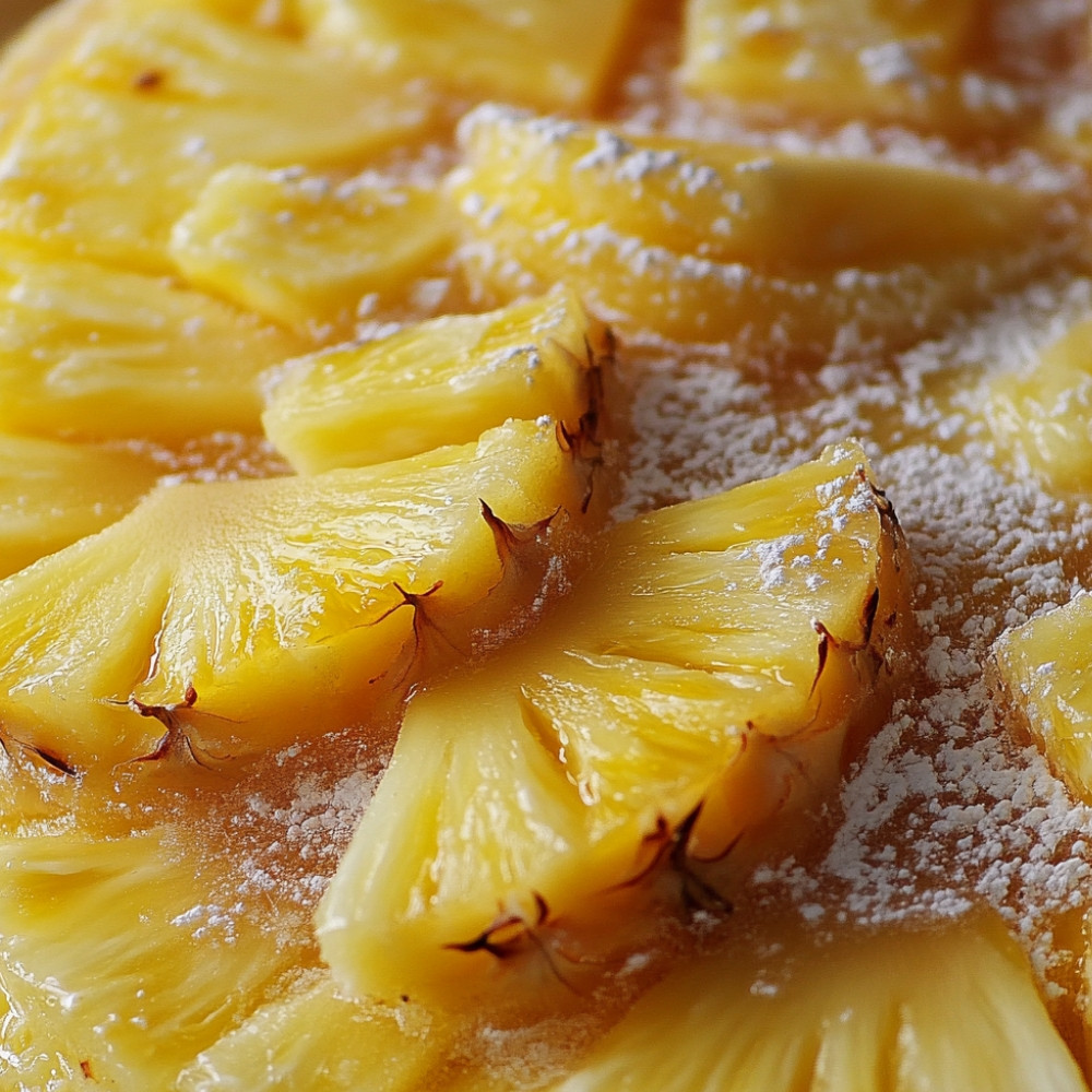 Gâteau renversé à l'ananas