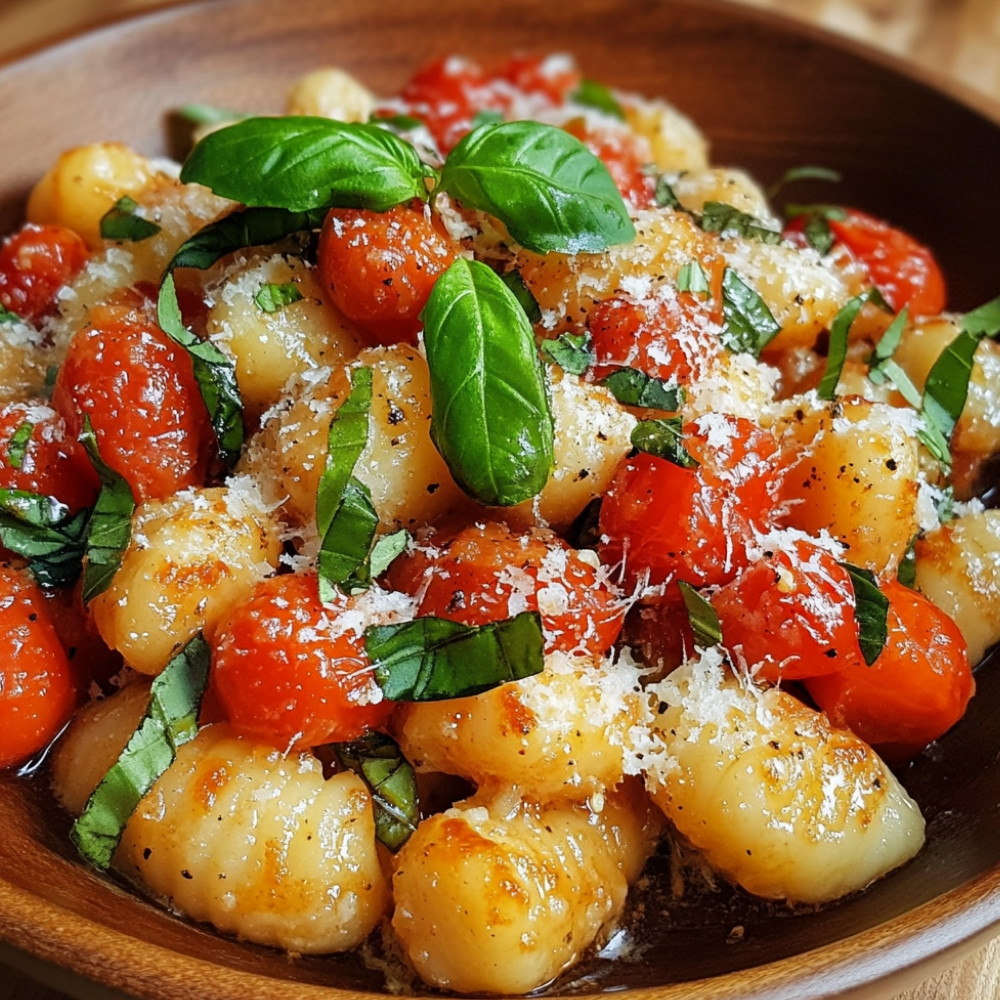 Gnocchis tomates et parmesan