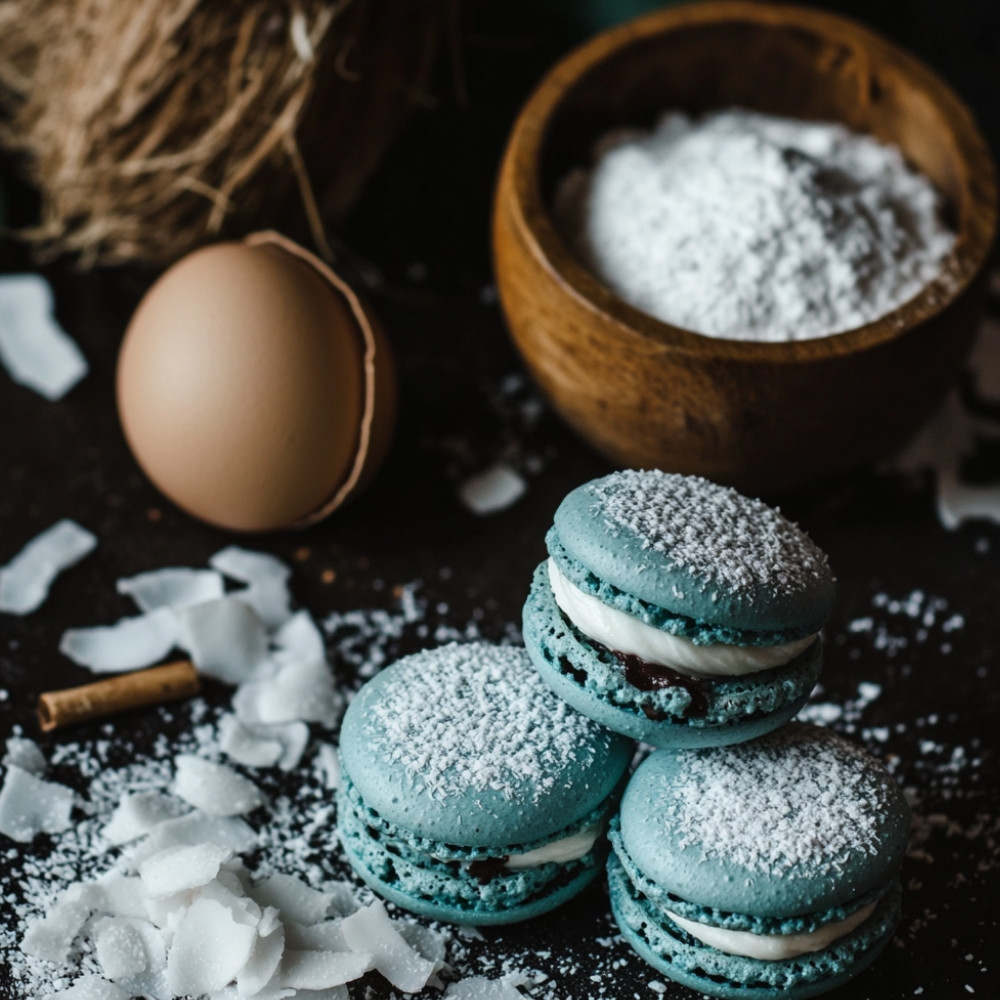 Macarons à la noix de coco