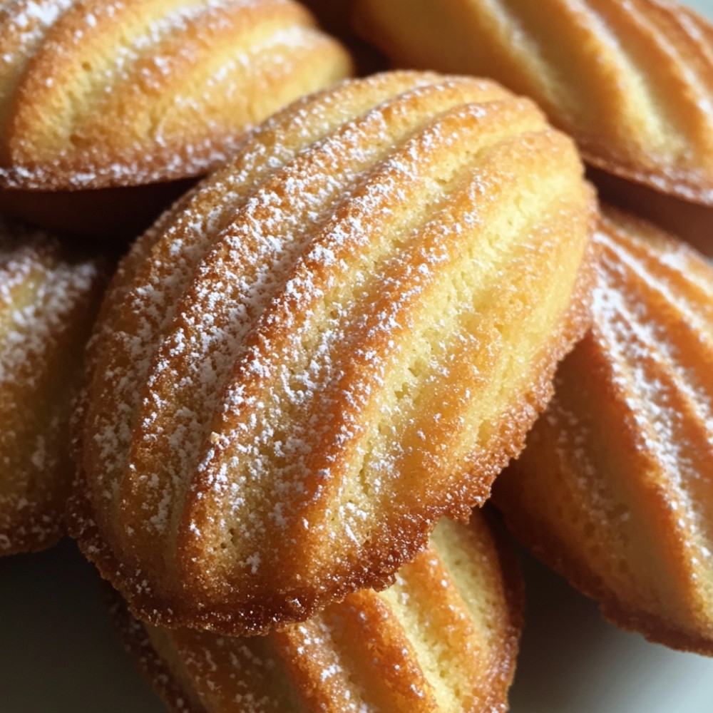 Madeleines à la poudre d'amandes