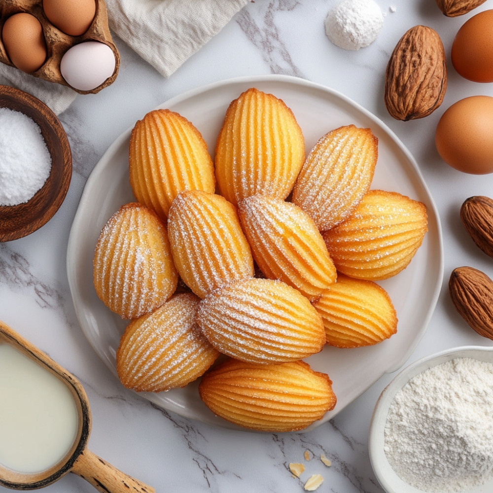 Madeleines en forme de lettre