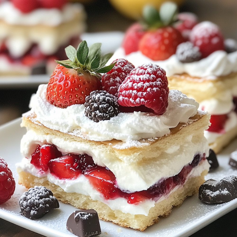 Mini charlottes aux framboises