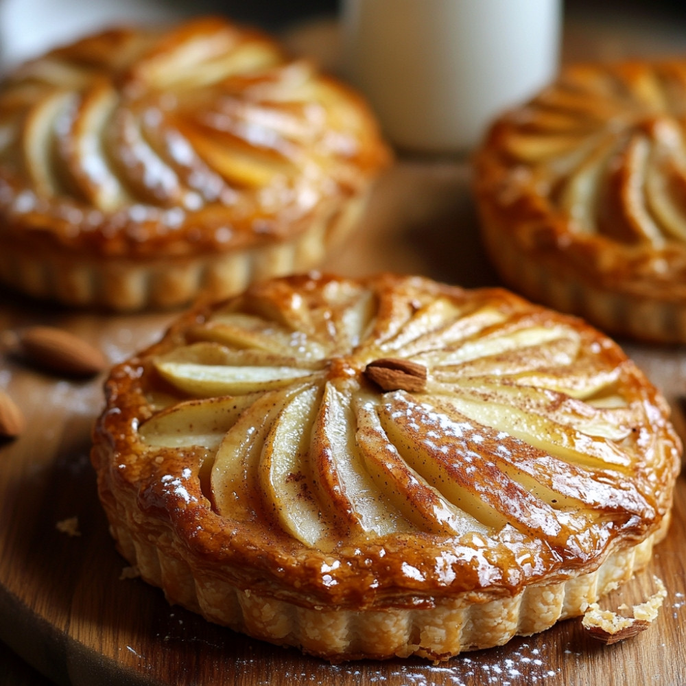 Mini galette des rois aux pommes