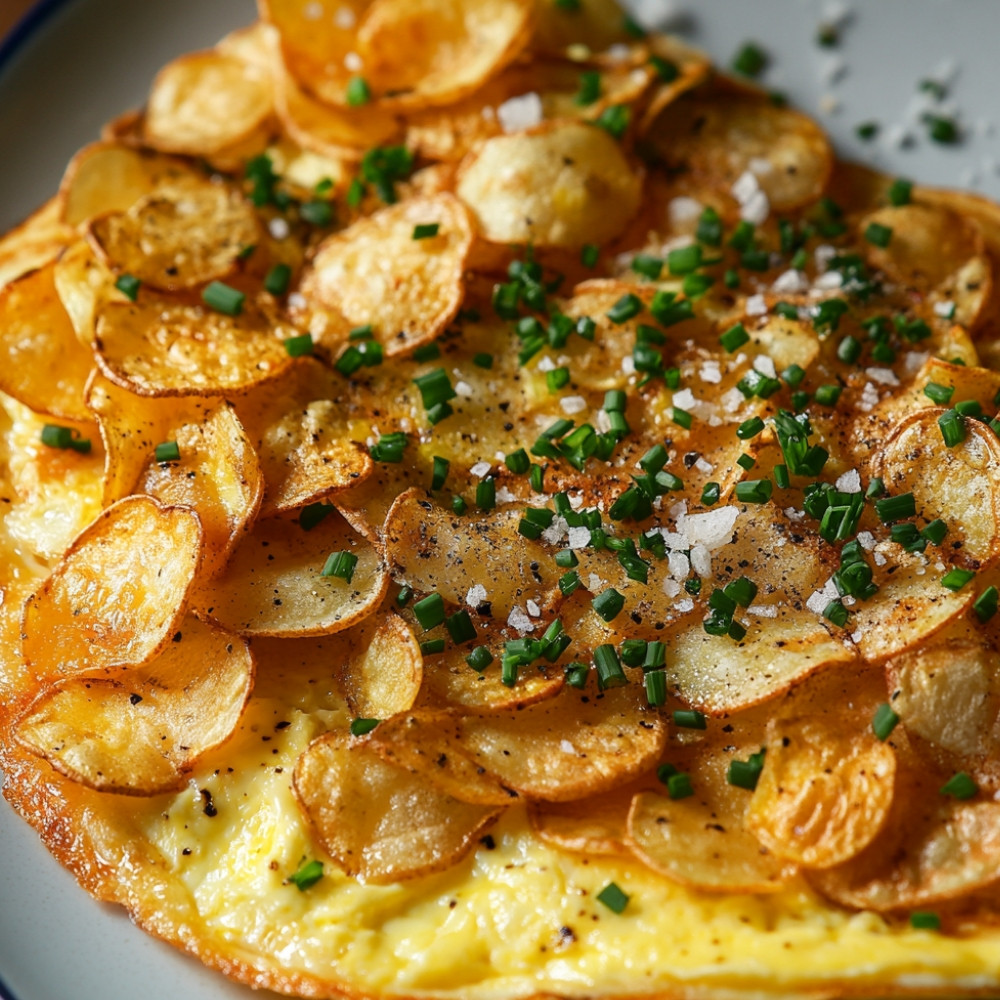 Omelette aux chips d'Eric Frechon