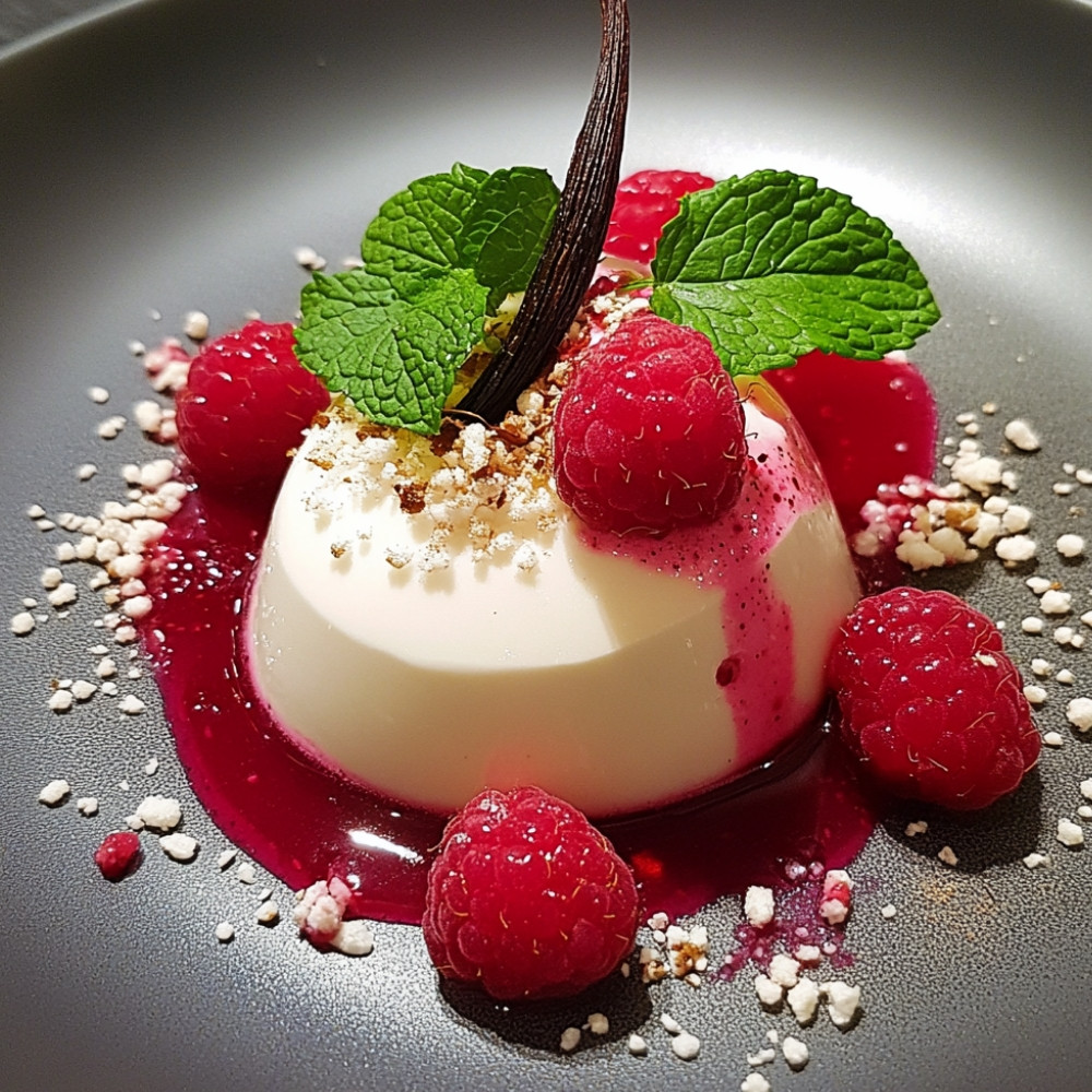 Panna Cotta aux Framboises