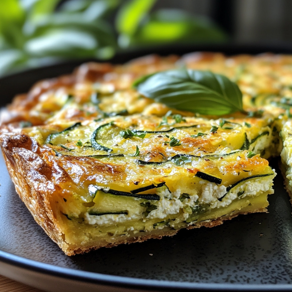 Quiche aux courgettes et ricotta