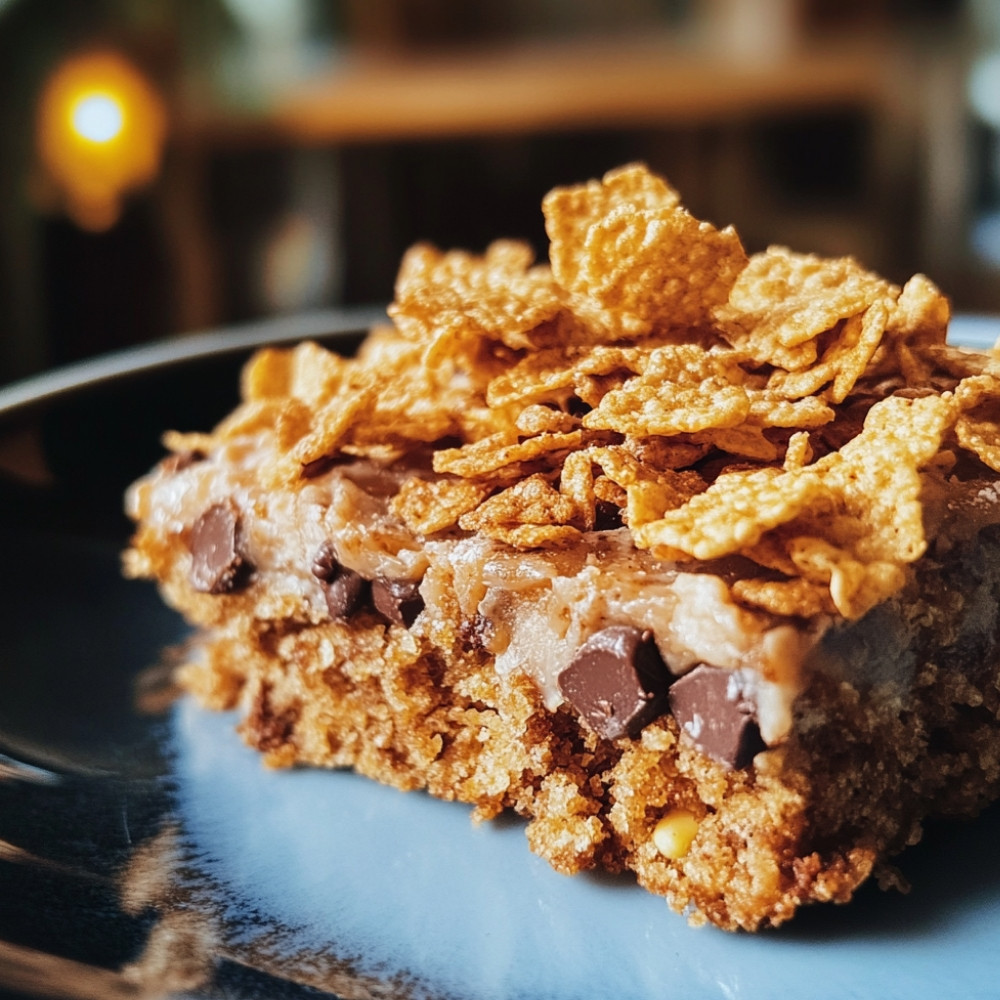 Cookies au chocolat et cornflakes