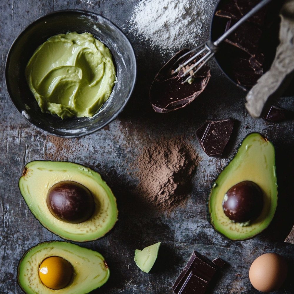 Fondant avocat chocolat