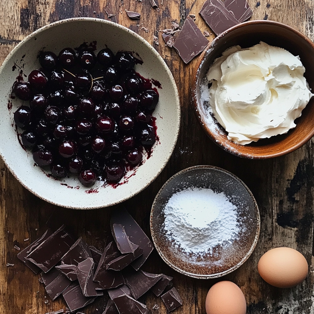 Gâteau forêt noire