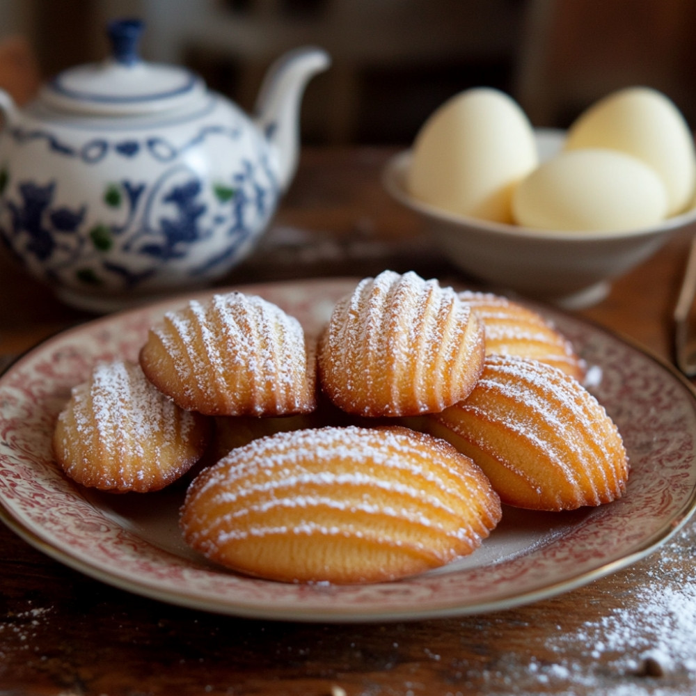 Madeleines en forme de lettre