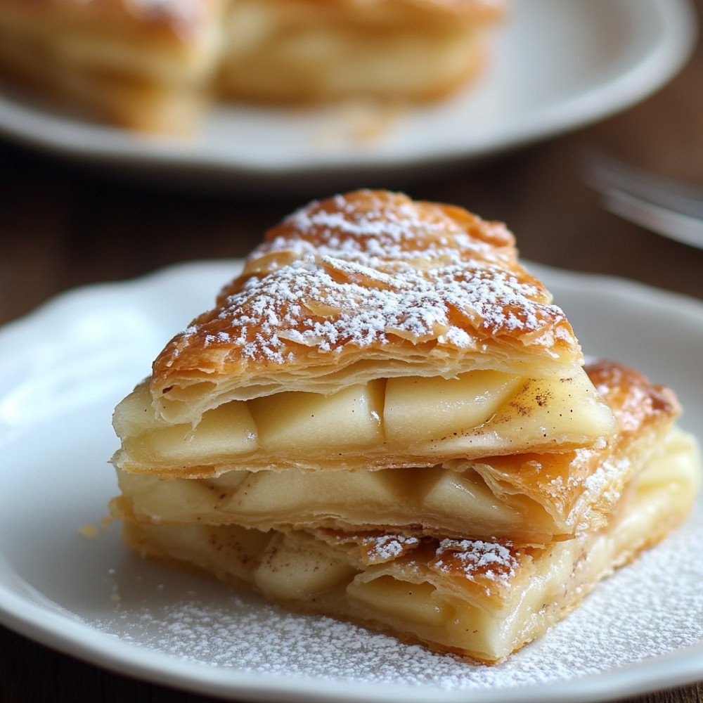 Mini galette des rois aux pommes