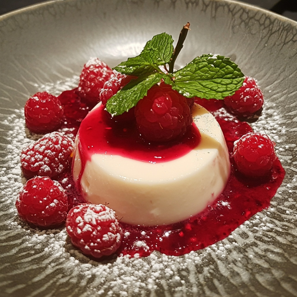 Panna Cotta aux Framboises