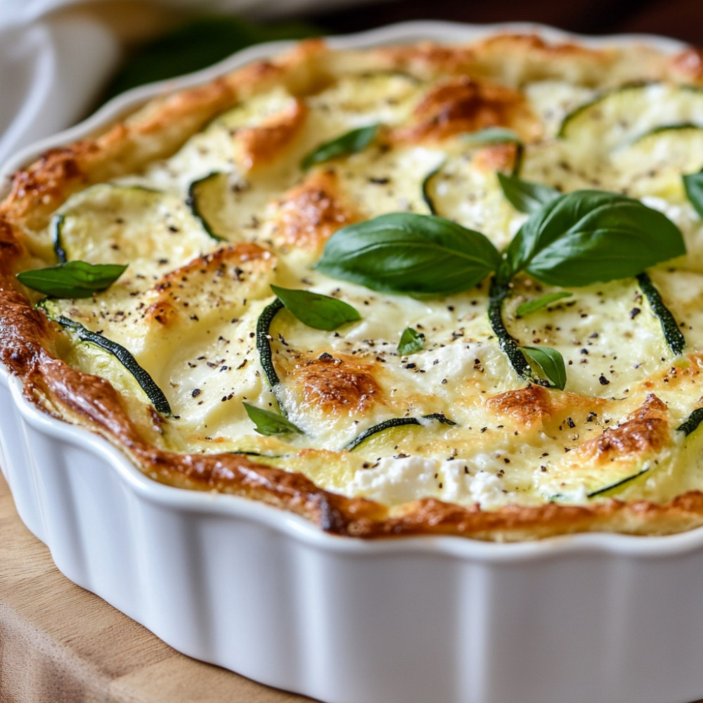 Quiche aux courgettes et ricotta