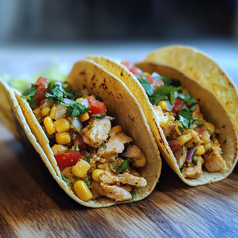 Tacos des Caraïbes au poulet