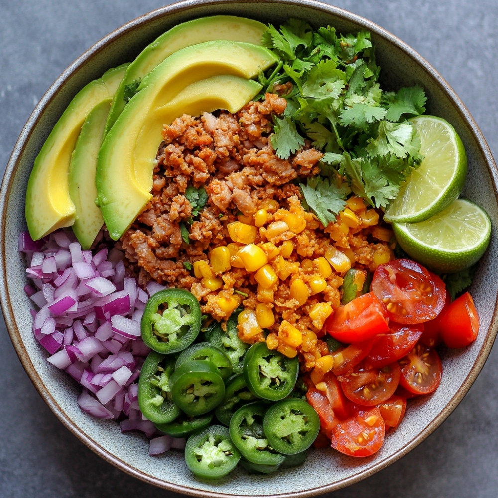 Tacos style Buddha bowl