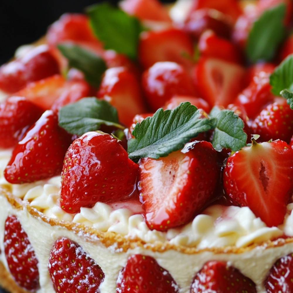 Tarte aux fraises