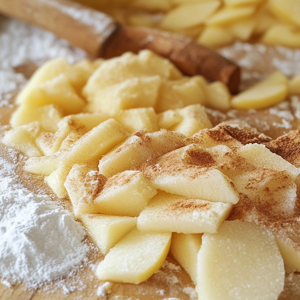 Tarte aux pommes alsacienne