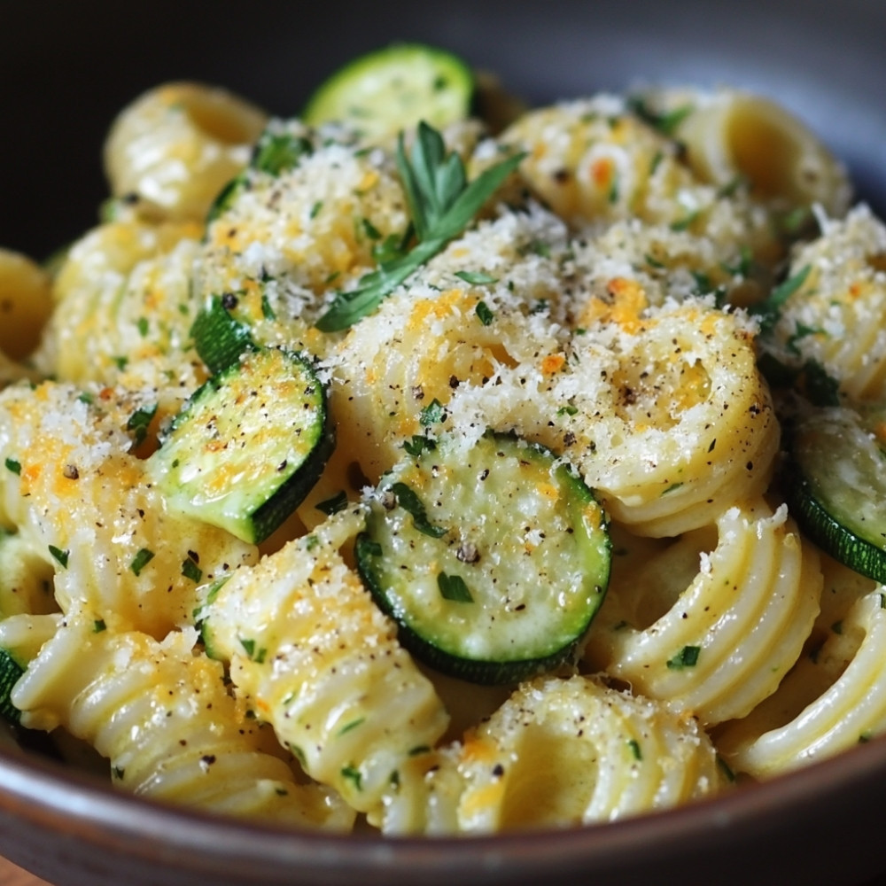 Torsades Lustucru à la crème de courgette