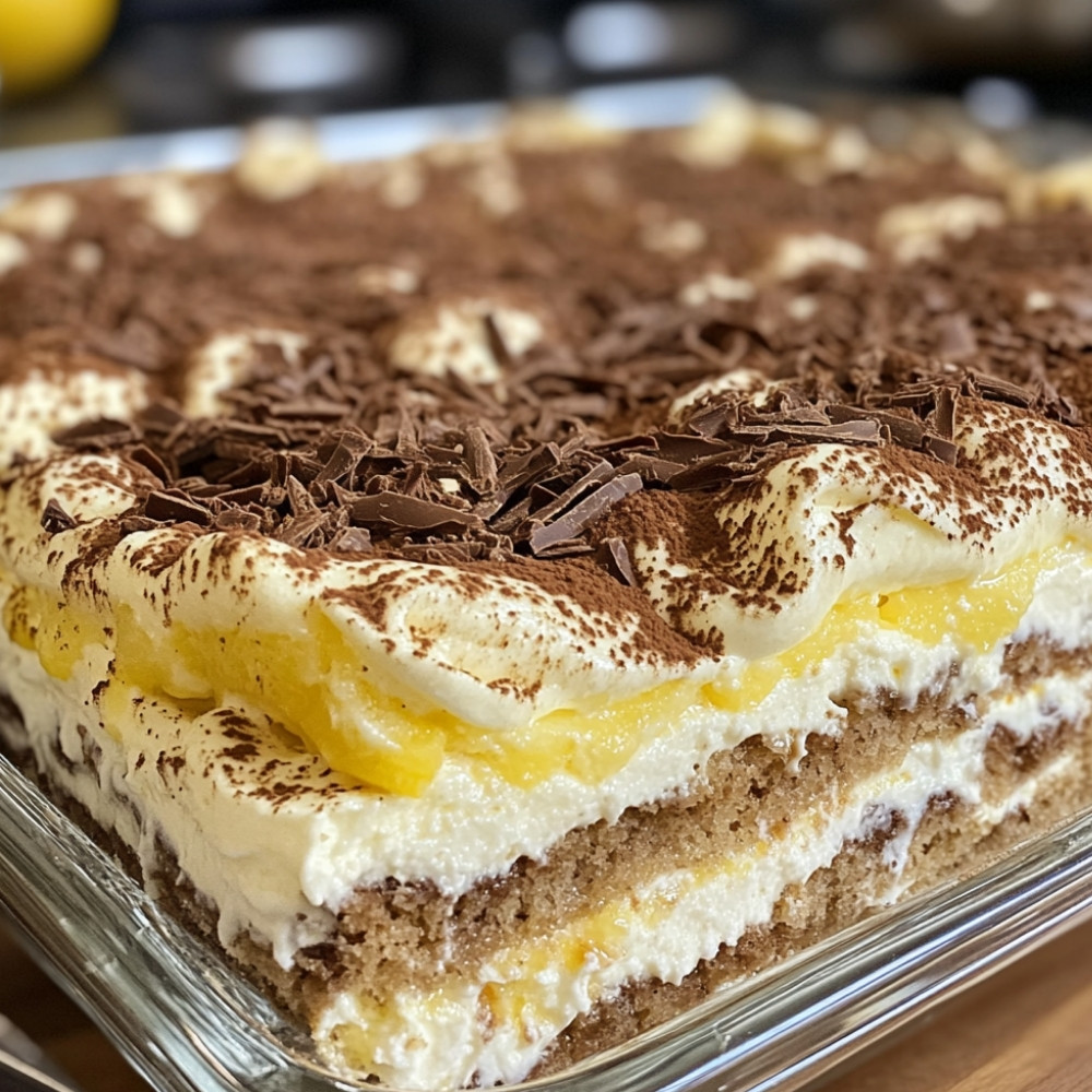 Verrines de tiramisu au limoncino