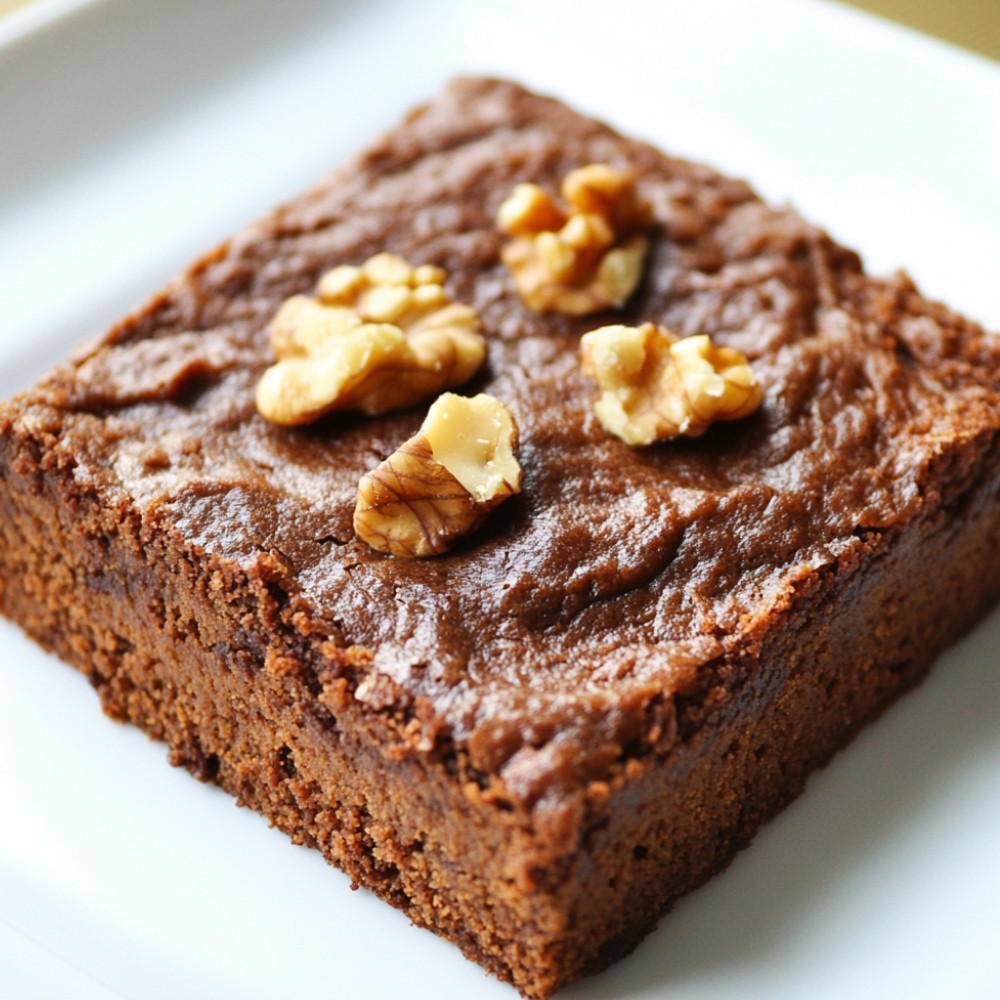 Brownie à la patate douce vegan