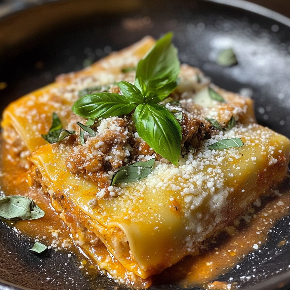 Cannellonis à la ricotta et viande hachée