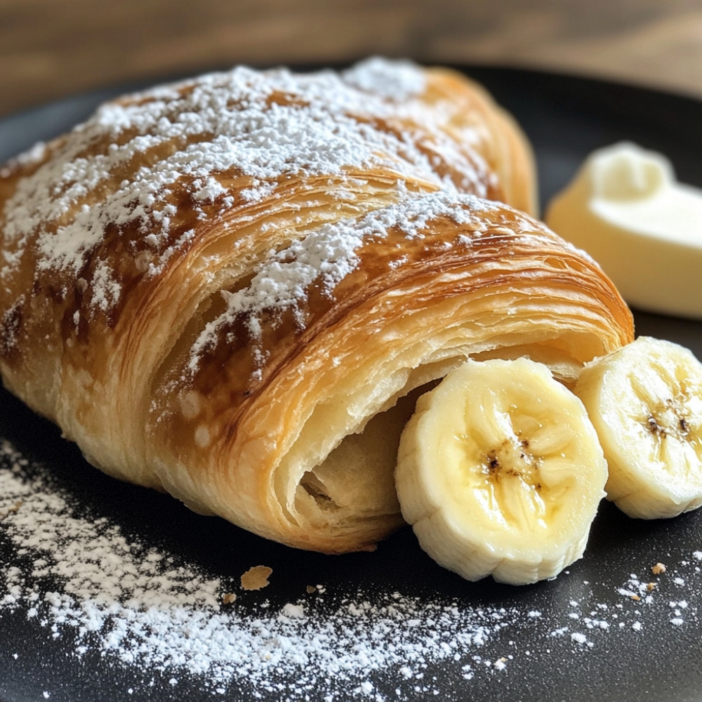 Feuilleté à la banane et au café au lait de Nescafé Dolce Gusto