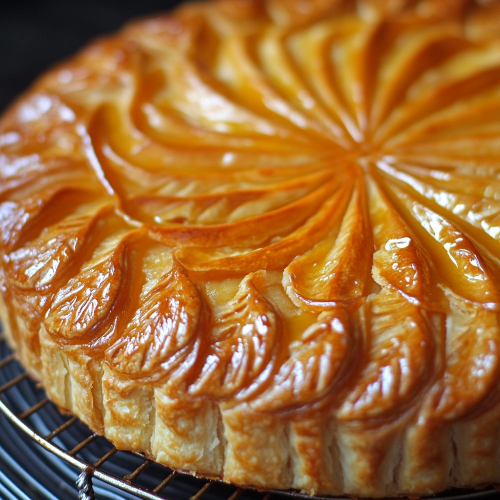 Galette des rois à l'abricot