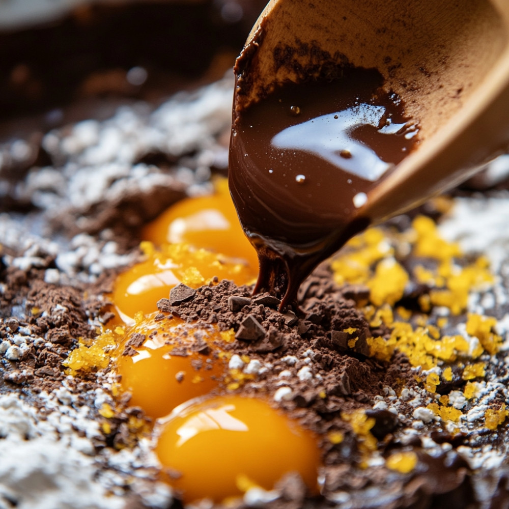 Gâteau chocolat orange