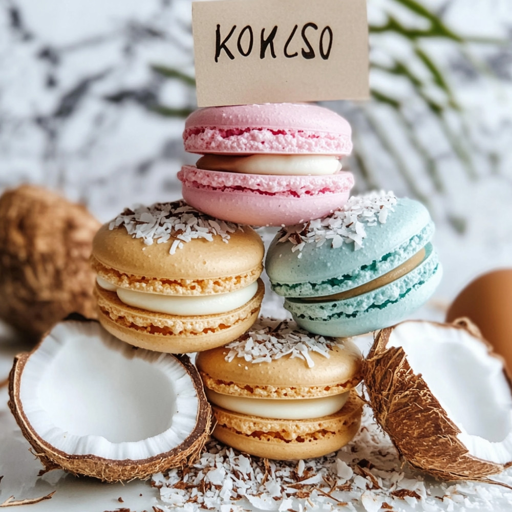 Macarons à la noix de coco