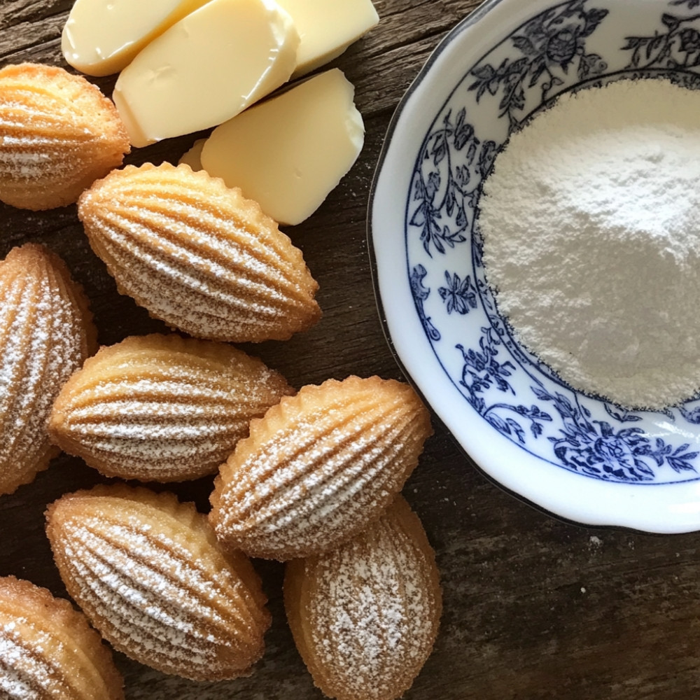 Madeleines en forme de lettre