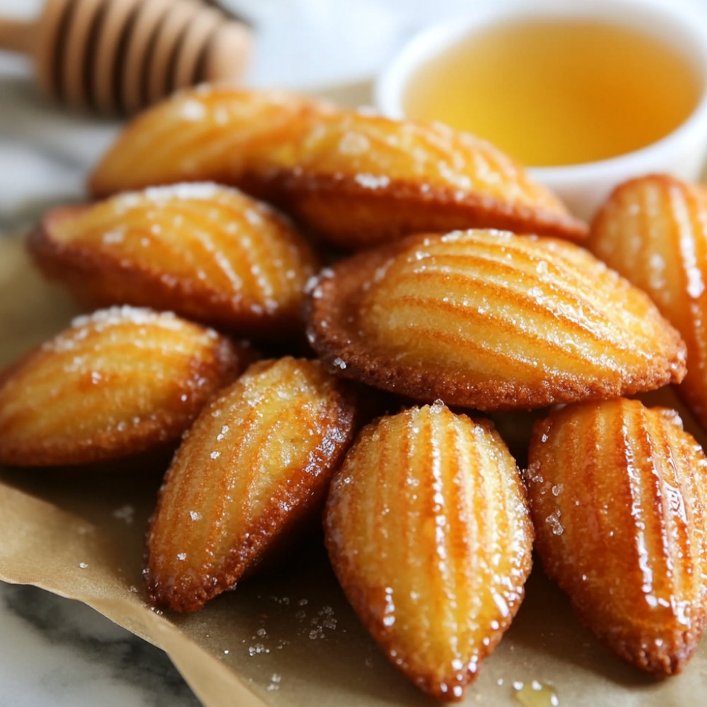 Madeleines sans levure savoureuses