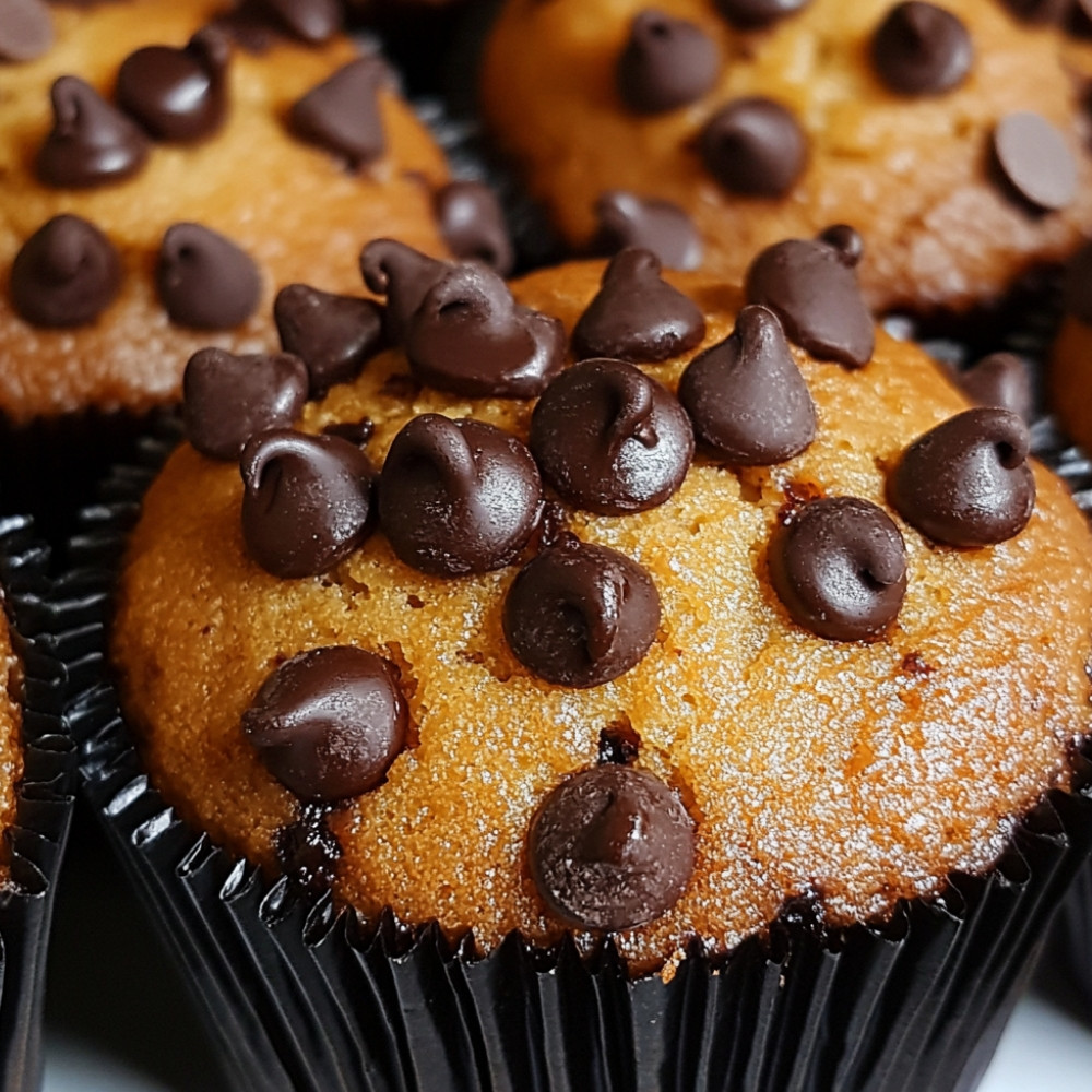 Muffins aux pépites de chocolat