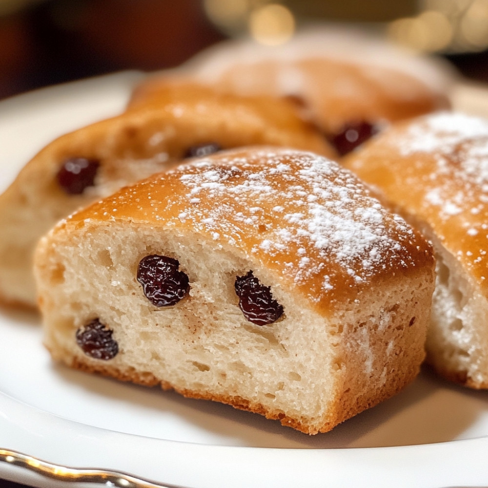 Pain à la cannelle et raisins