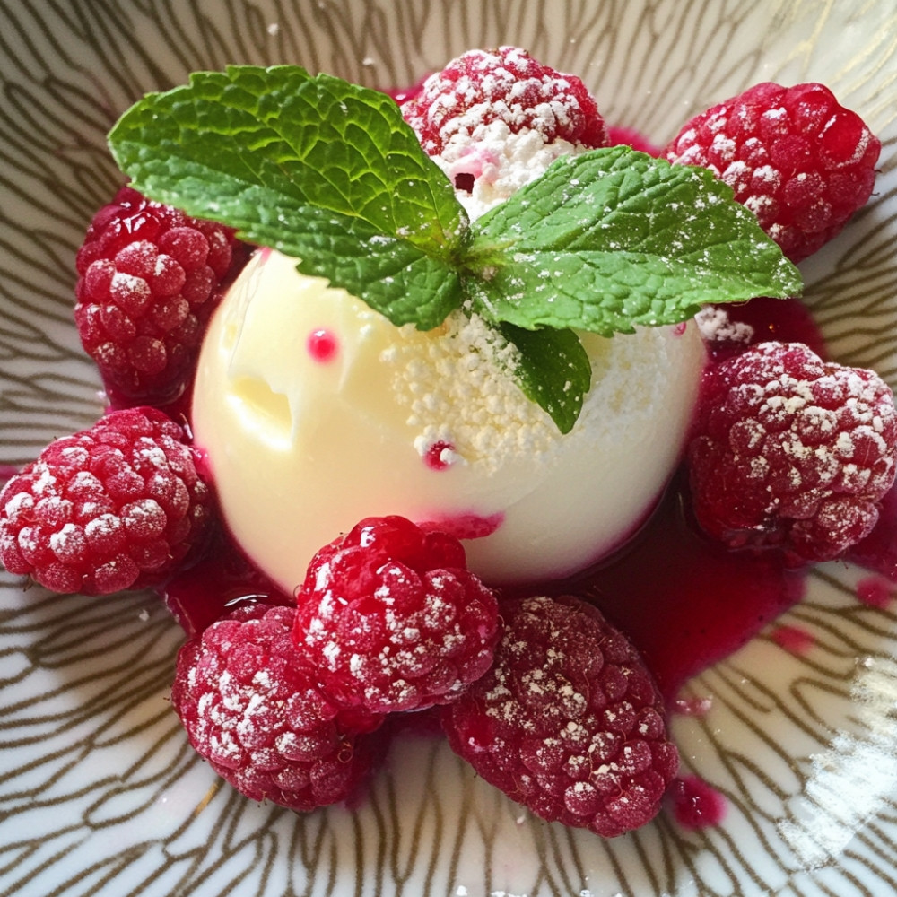 Panna Cotta aux Framboises