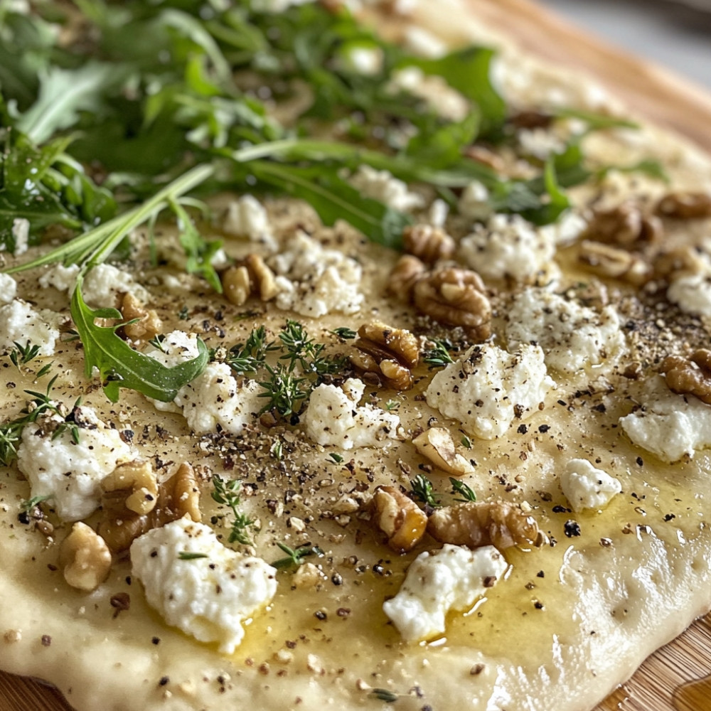 Pizza chèvre miel