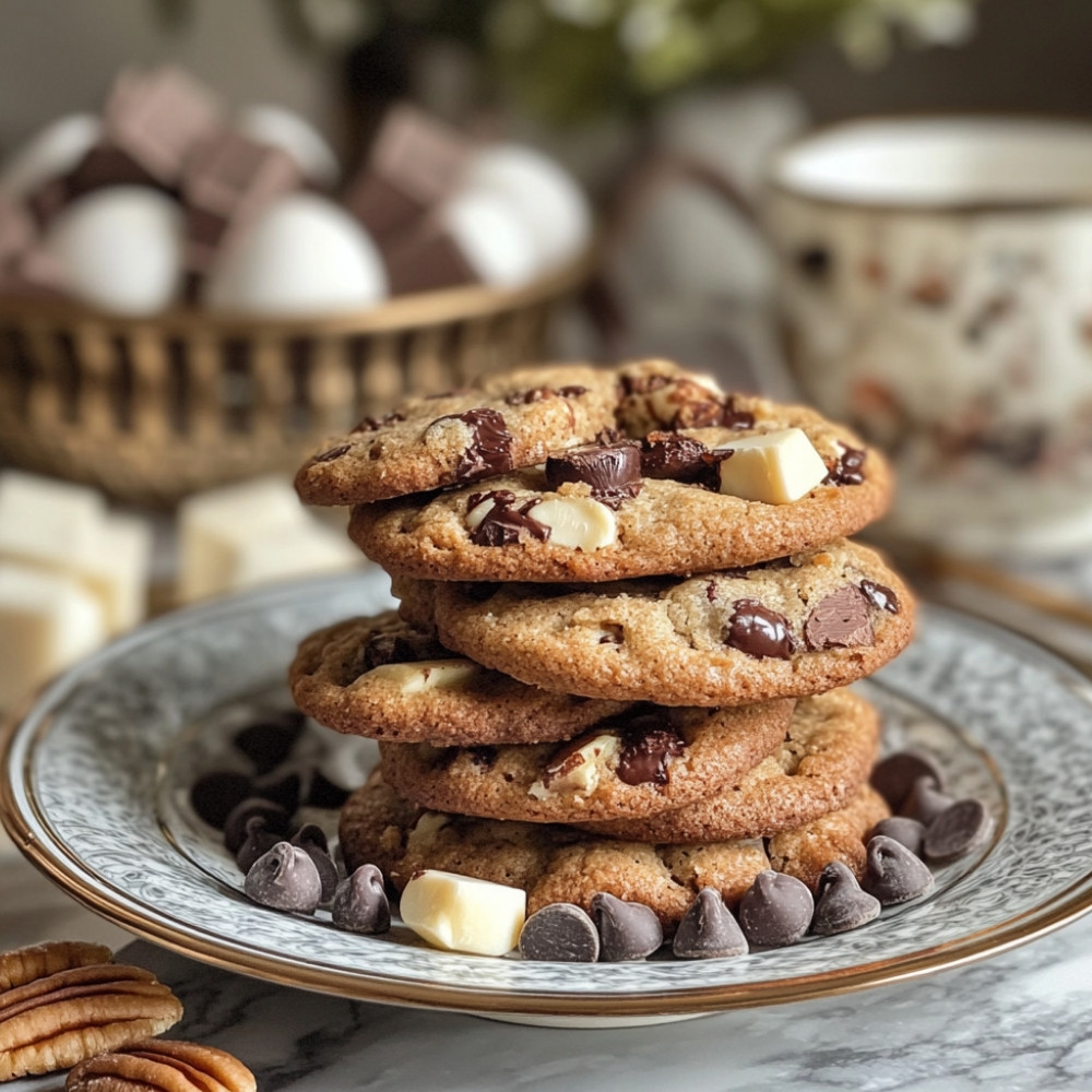 Sablés aux noix de pécan et chocolat