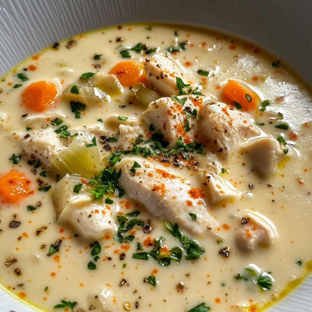 Soupe écossaise au poulet