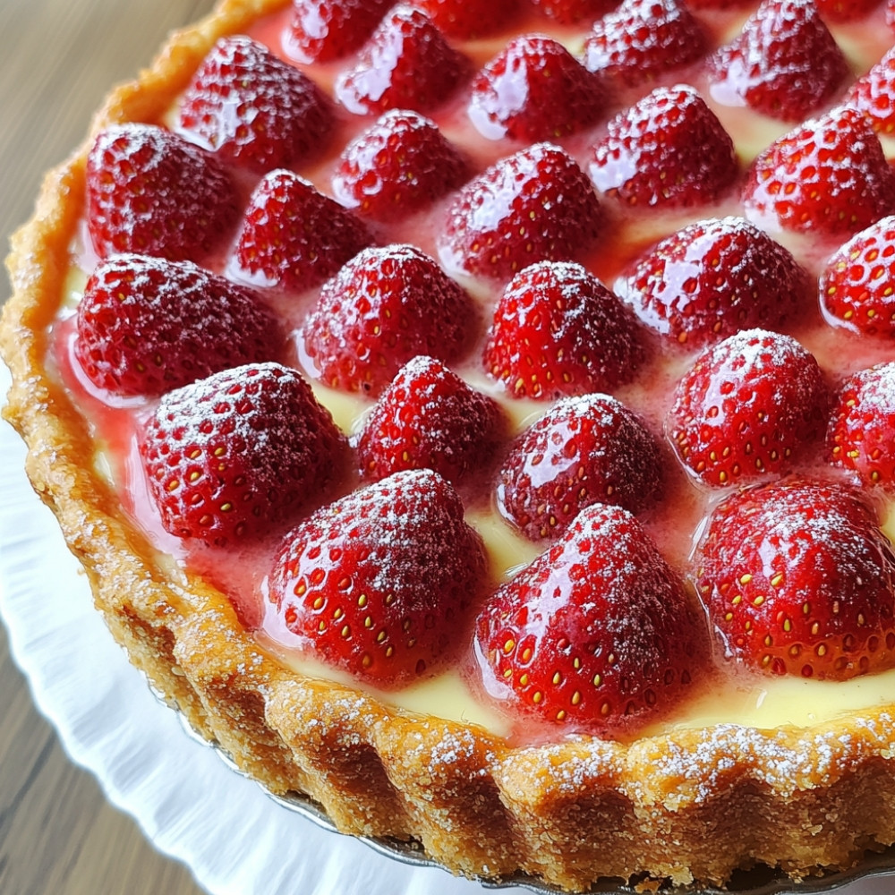 Tarte aux fraises