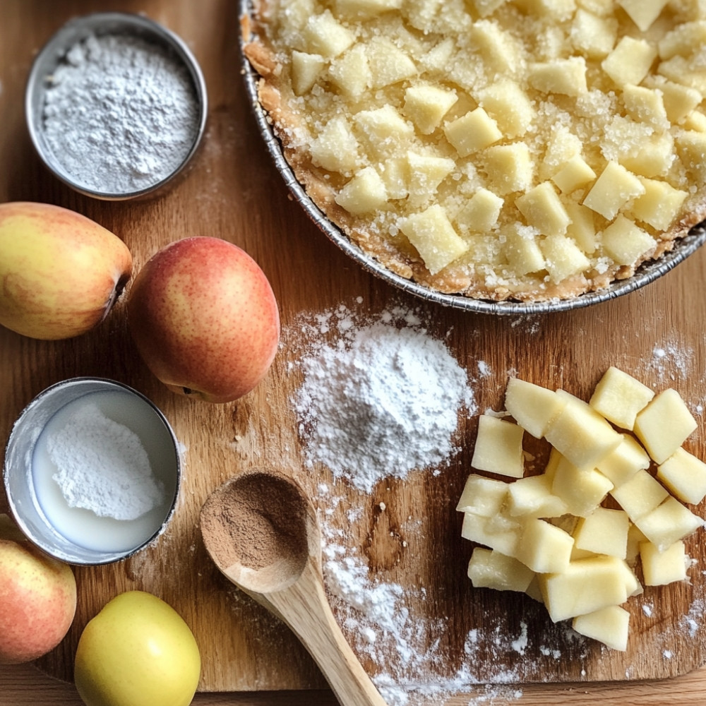 Tarte aux pommes alsacienne