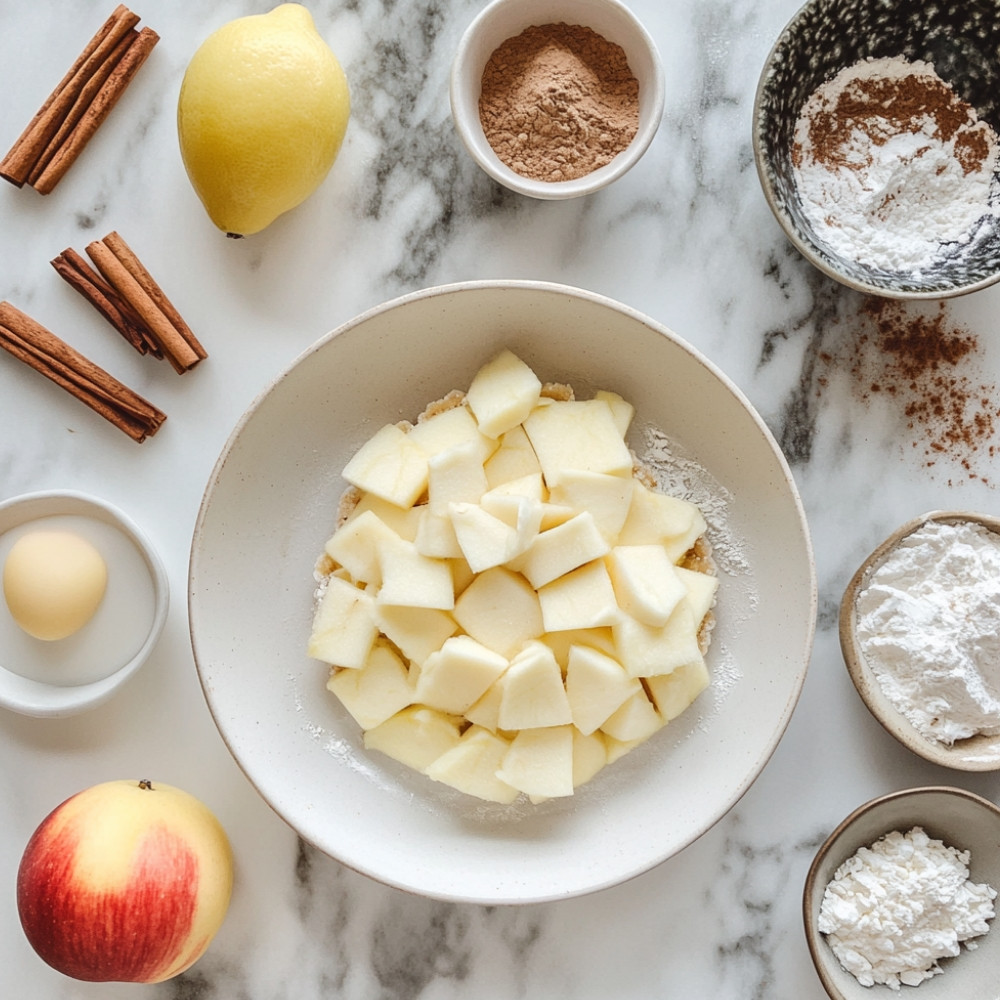 Tarte aux pommes gourmande