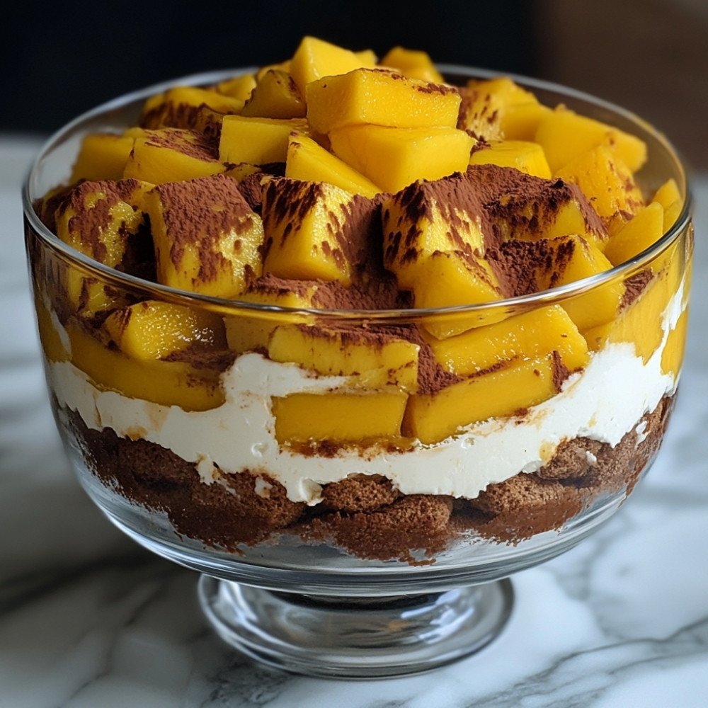 Tiramisu à la mangue