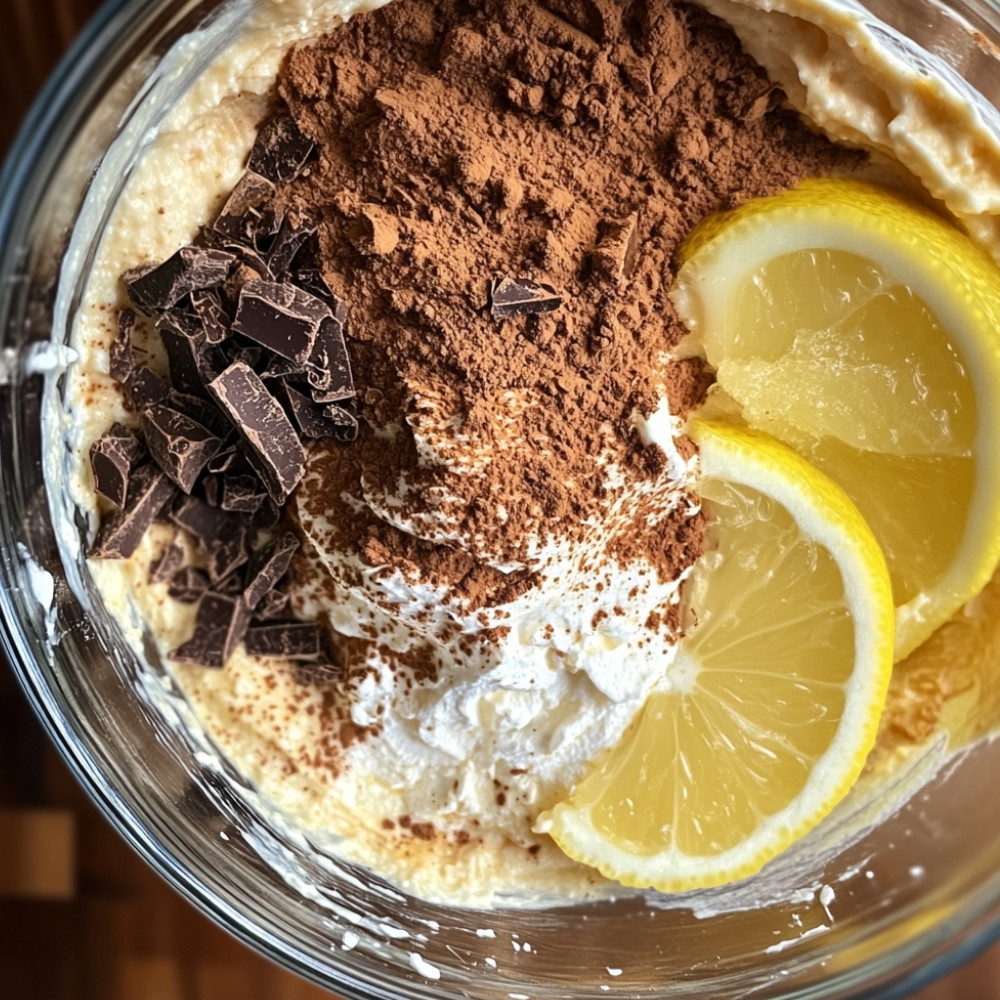 Verrines de tiramisu au limoncino