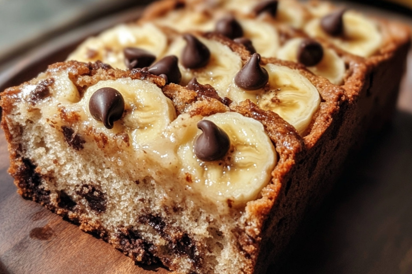 Banana bread aux pépites de chocolat